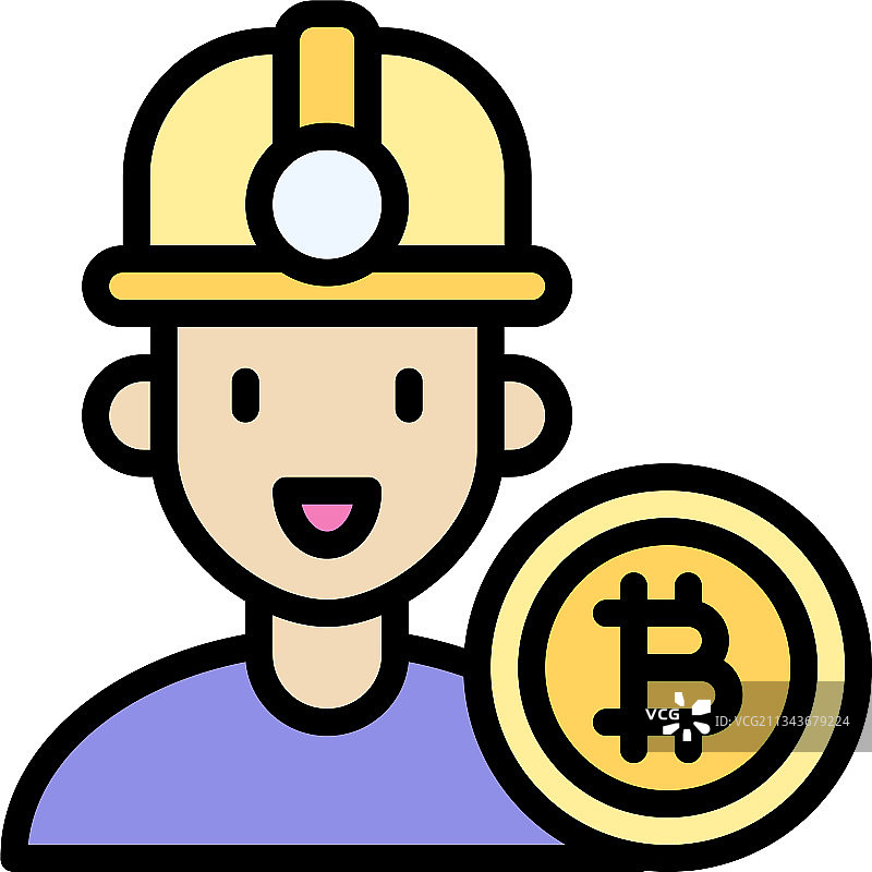 比特币矿工图标加密货币相关图片素材