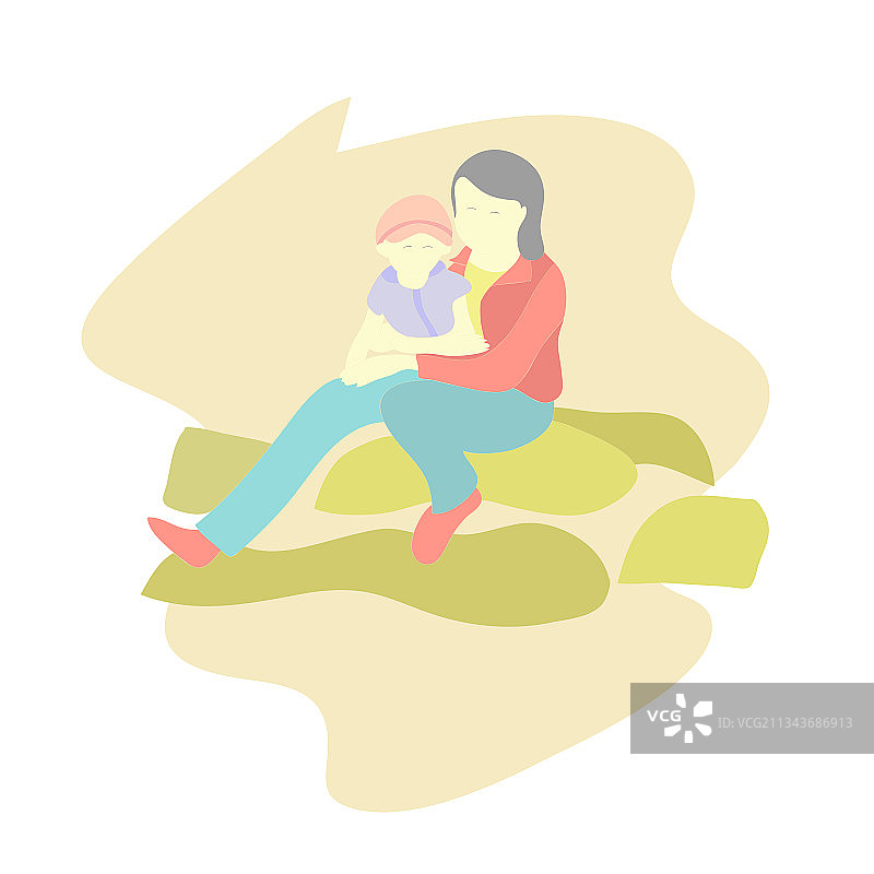 母子图形 6图片素材