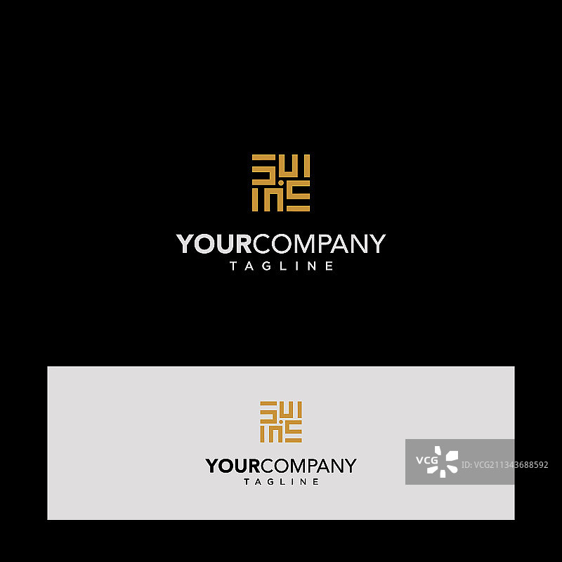 现代W S首字母logo设计图片素材