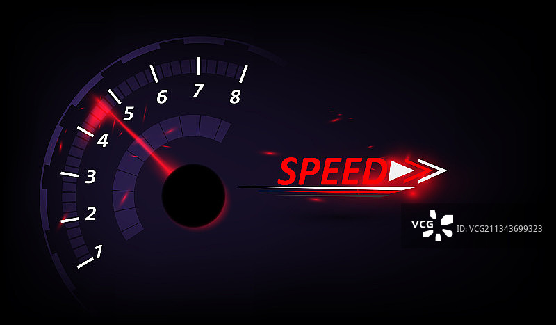 带快速速度计汽车的速度运动背景图片素材