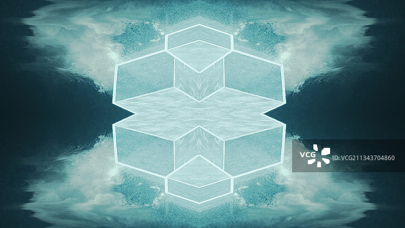 三维图像 背景 光 几何体 云图片素材