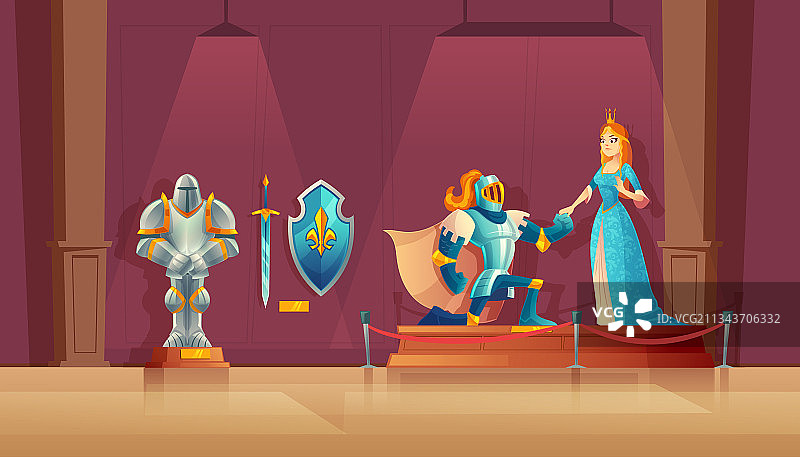 中世纪博物馆展览历史概念图片素材