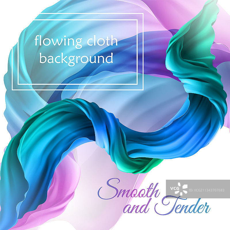 3D逼真漂浮的布料图片素材