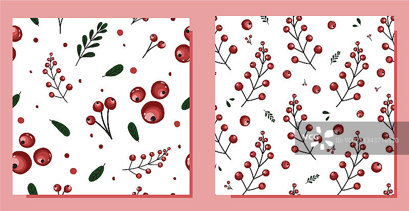 浆果夏季无缝夏季设计图片素材