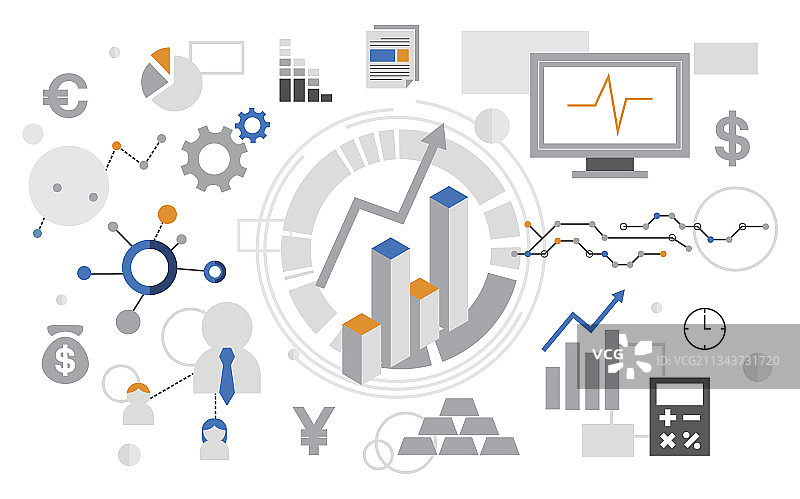数据分析图表图片素材