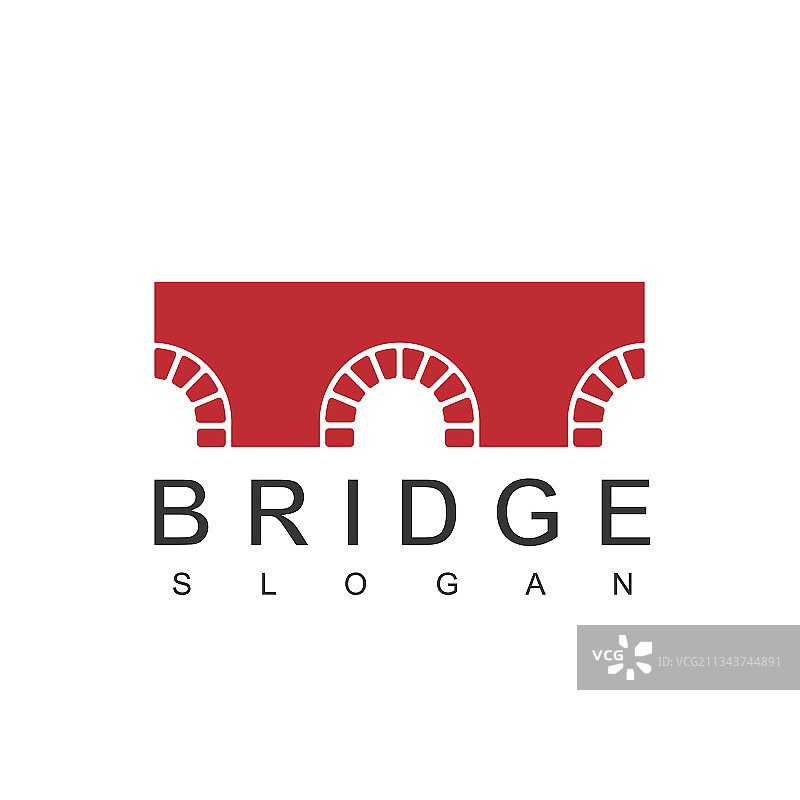 桥梁Logo设计模板图片素材