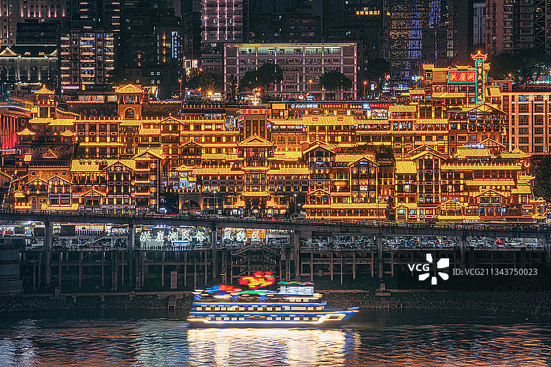 洪崖洞民宿风貌区图片素材