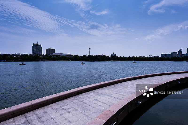 明月湖风景图片素材