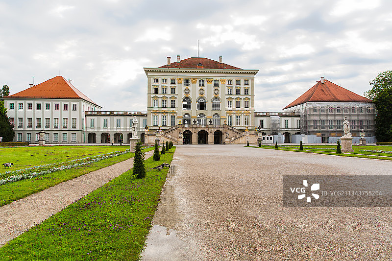 德国慕尼黑宁芬堡宫外观图片素材