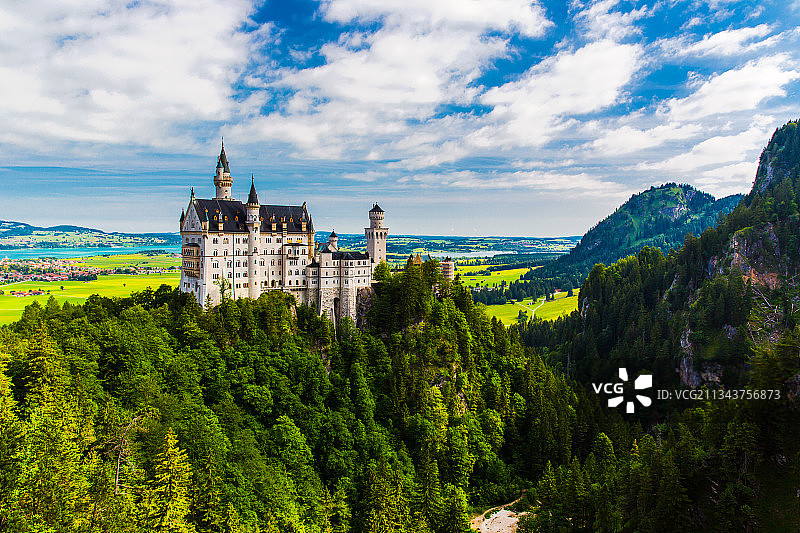 德国新天鹅堡图片素材