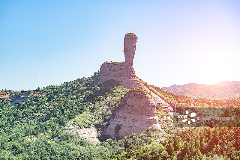 夏季承德棒槌山图片素材