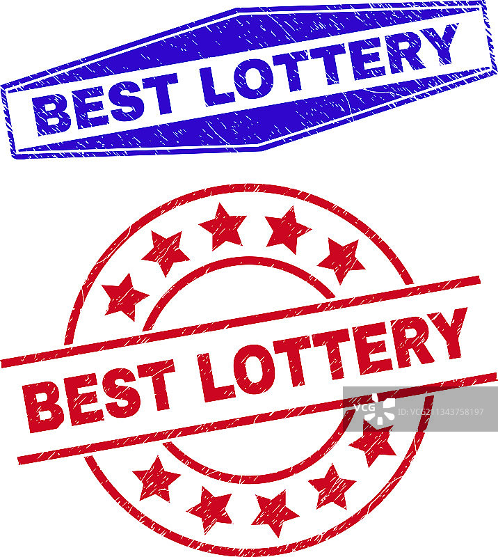 圆形不洁彩票印章图片素材