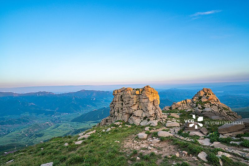 冰山梁古冰川岩石图片素材