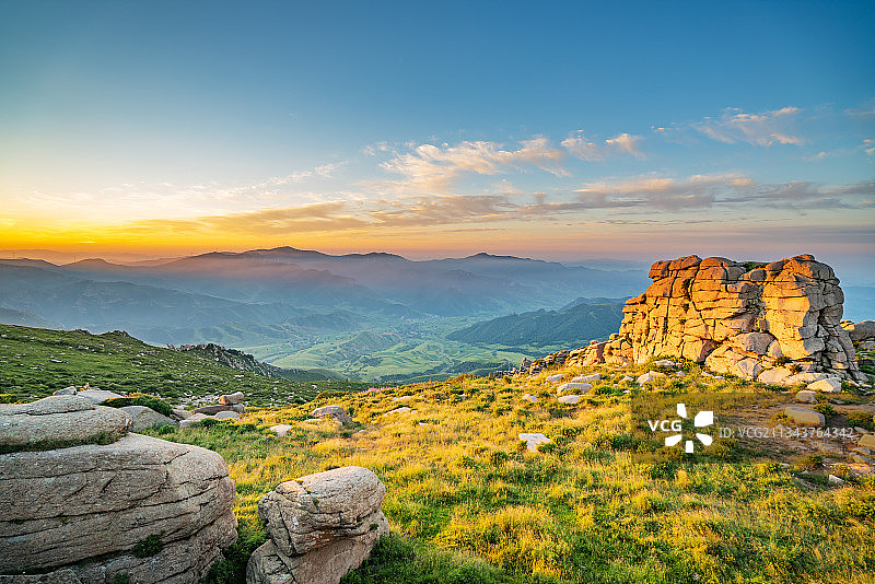 冰山梁古冰川岩石图片素材