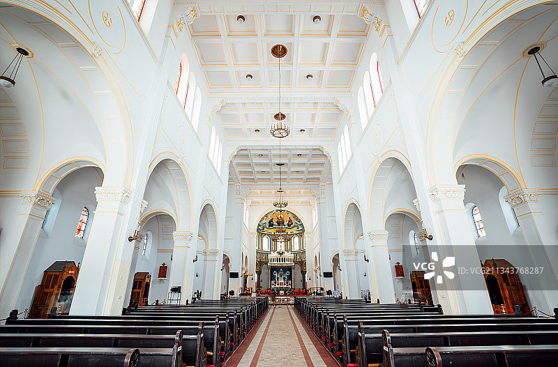 青岛圣弥厄尔教堂图片素材