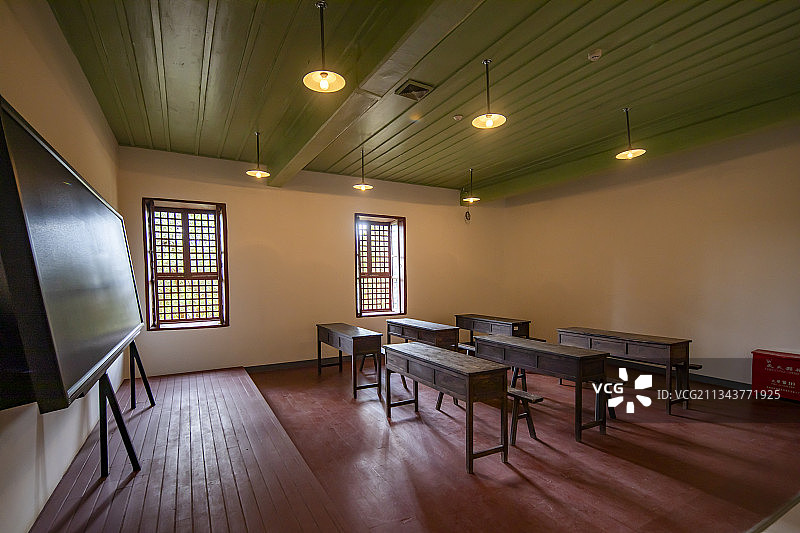 云南陆军讲武堂教室课堂图片素材