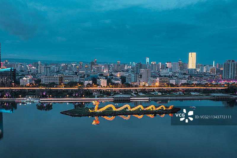 山西太原城市风光图片素材