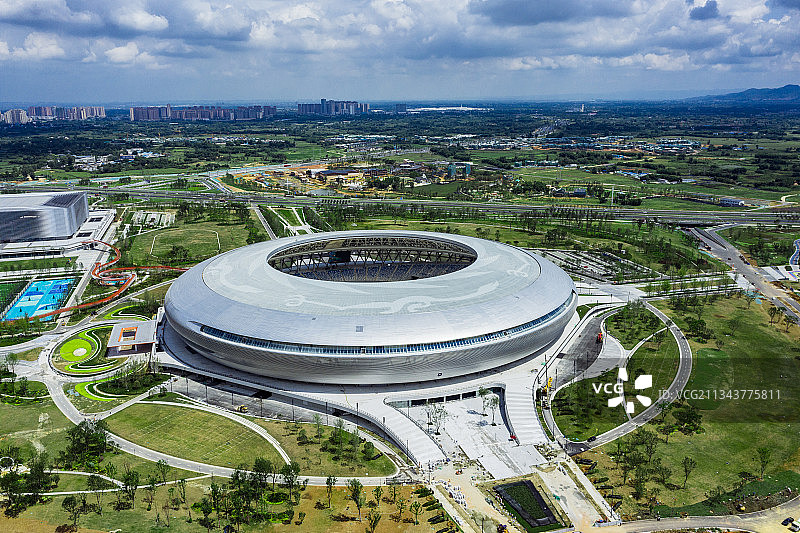 成都大运会主场馆东安湖体育公园图片素材