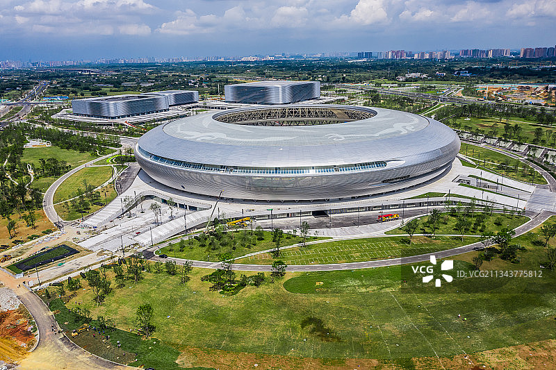 成都大运会主场馆东安湖体育公园图片素材