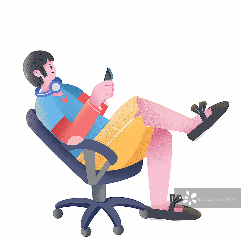 玩手机图片素材
