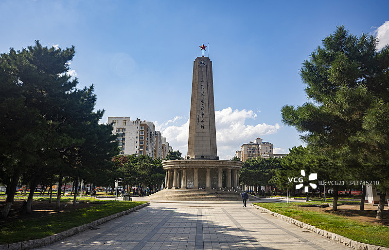 四平市烈士纪念塔图片素材