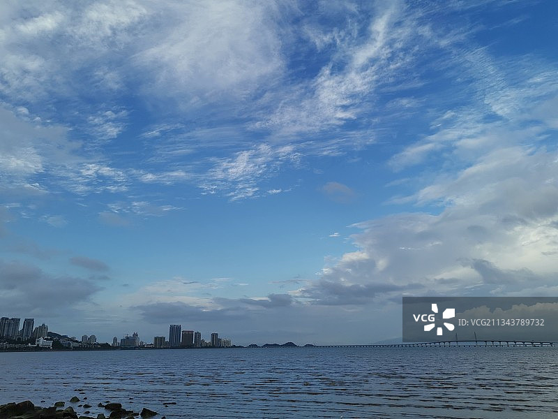 大海和天空图片素材