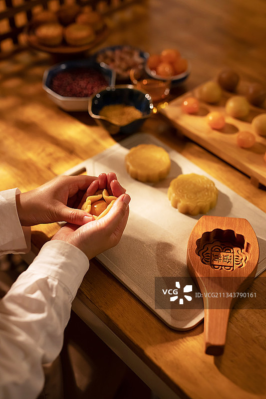 传统文化,自制,月饼,中秋节图片素材