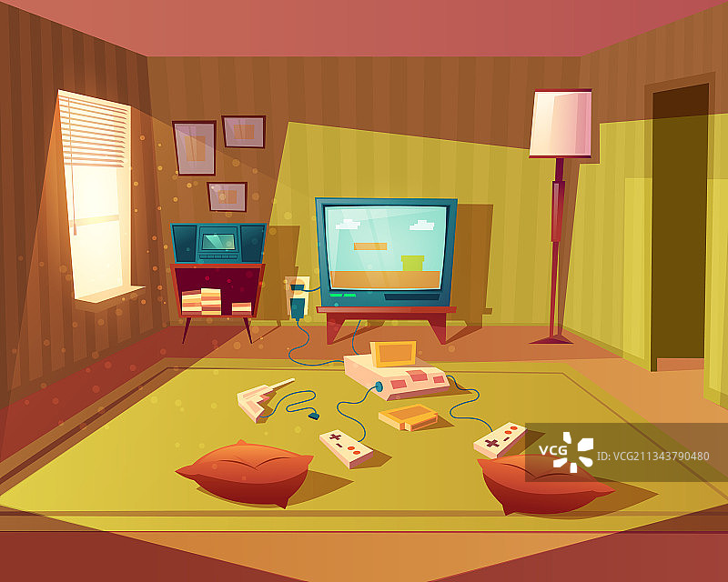 儿童卡通游戏室图片素材