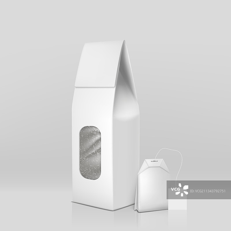 茶叶包装袋和包装模板图片素材