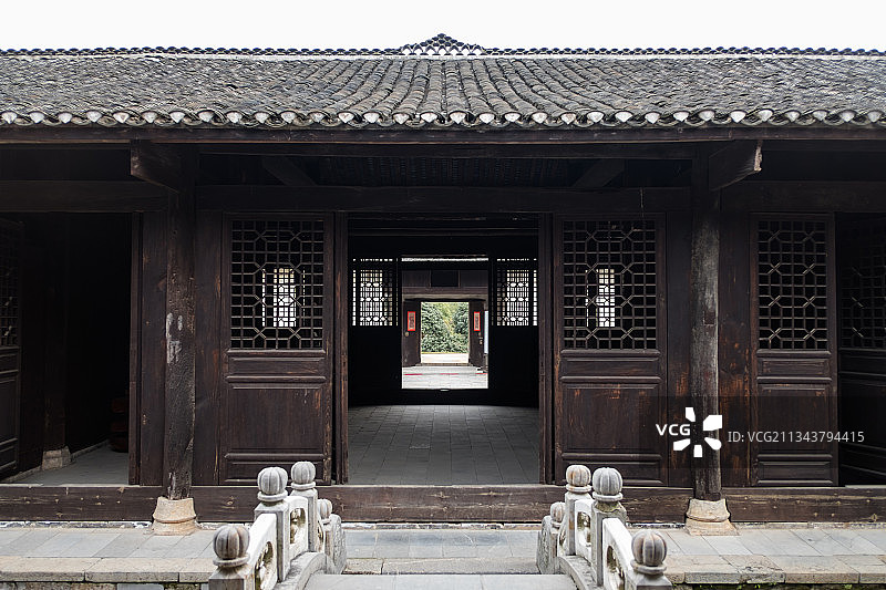 明清古建博物馆的古建复制品图片素材