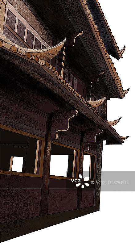 房屋,房子,古风,木制建筑,古城图片素材
