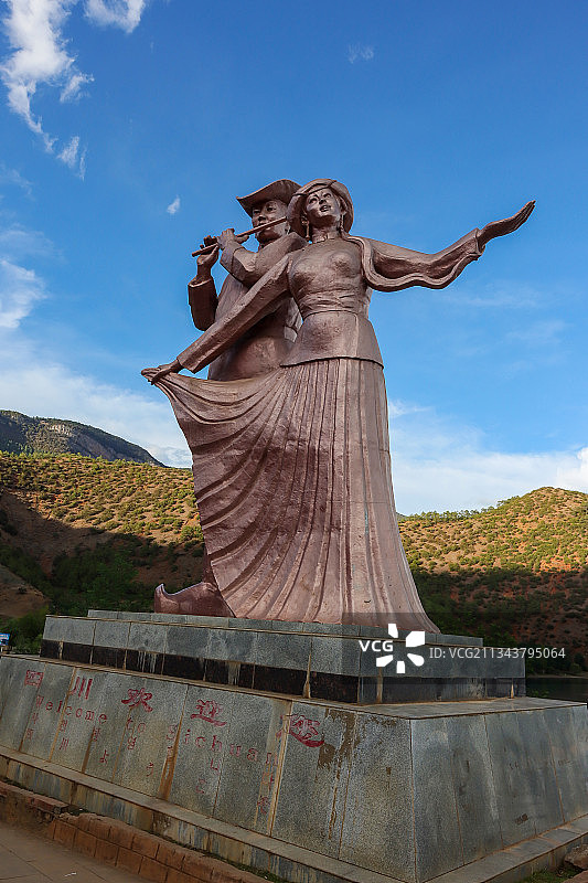 四川盐源泸沽湖图片素材