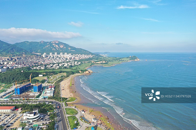 青岛石老人海水浴场图片素材