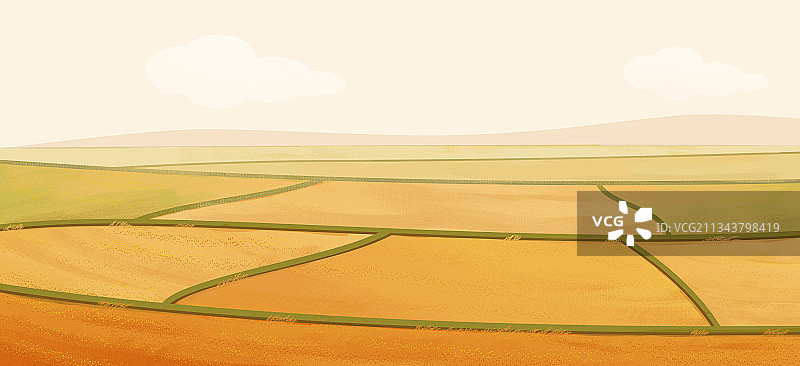 田野横版背景图片素材