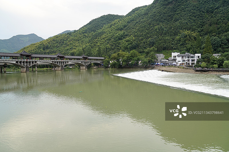 浙江省杭州市建德县新安江水电站图片素材