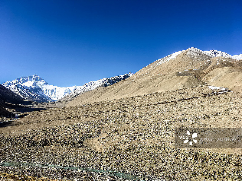 珠穆朗玛峰大本营图片素材