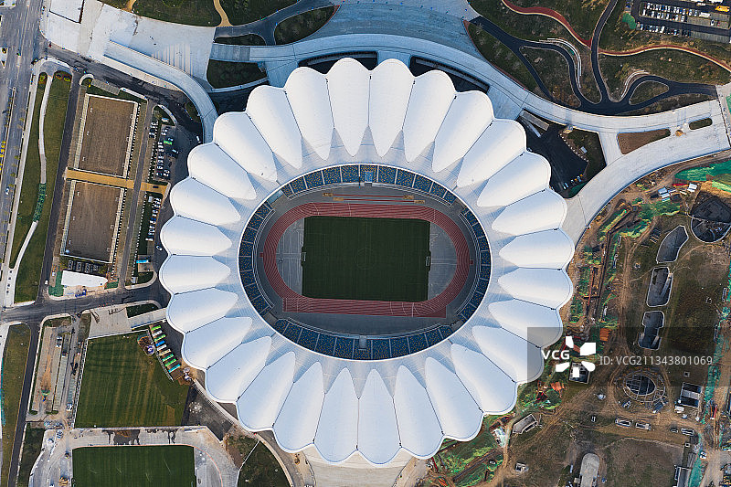 西安奥体中心图片素材