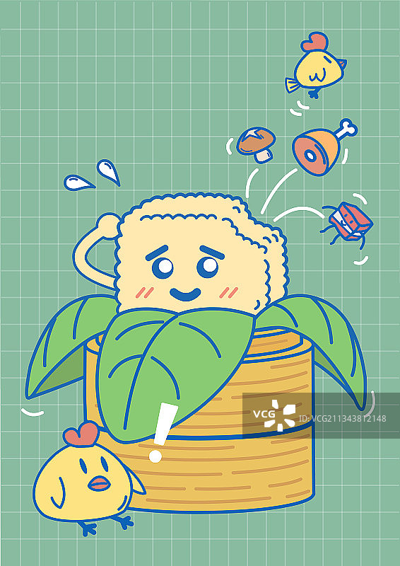 《广州饮食文化-糯米鸡》图片素材