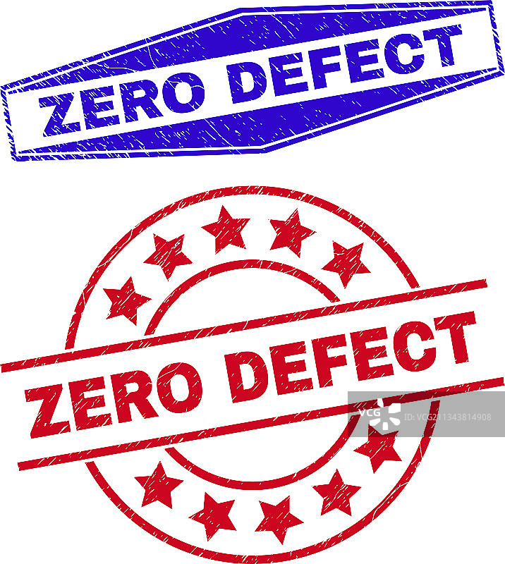 圆形和六边形零缺陷橡胶徽章图片素材