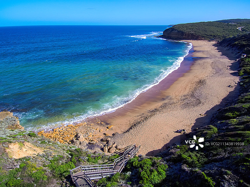航拍澳大利亚大洋路美丽风光图片素材