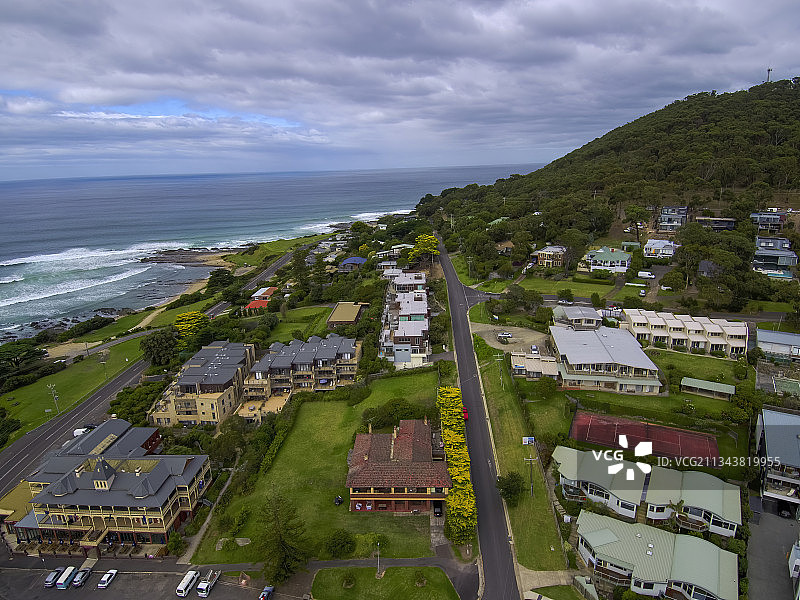 航拍澳大利亚大洋路美丽风光图片素材