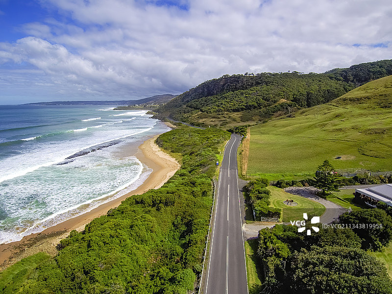 航拍澳大利亚大洋路美丽风光图片素材