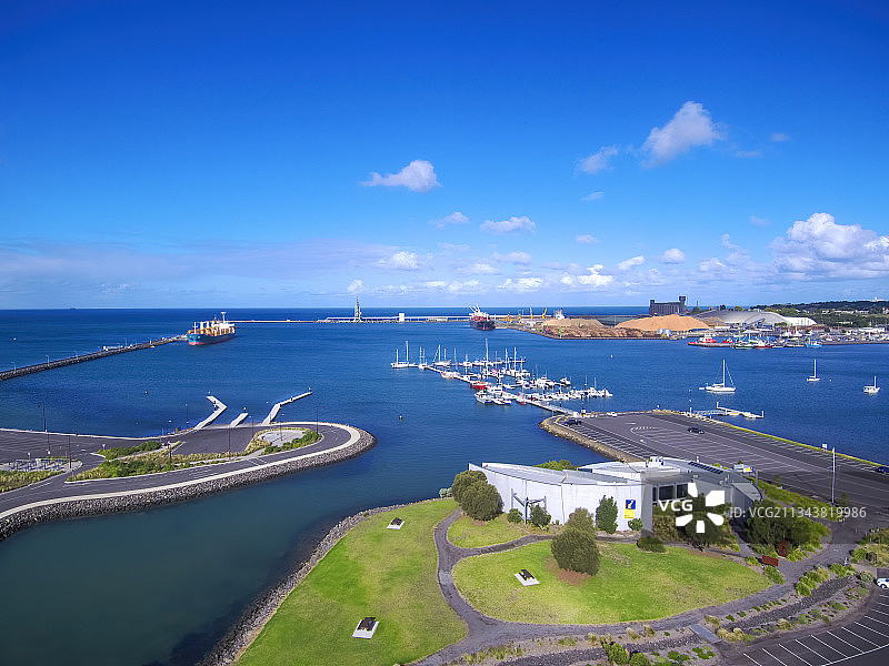 航拍澳大利亚波特兰港Portland图片素材