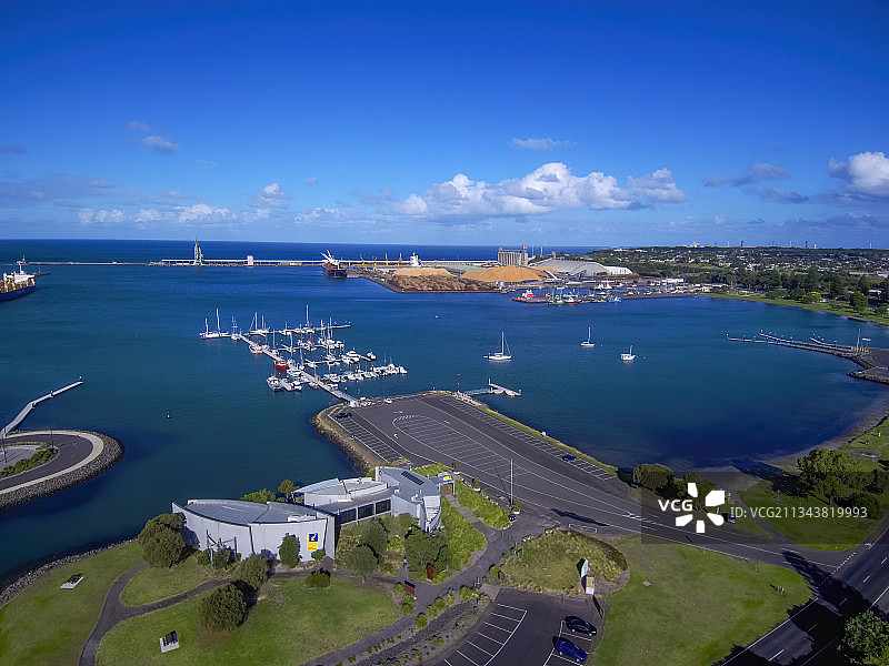 航拍澳大利亚波特兰港Portland图片素材