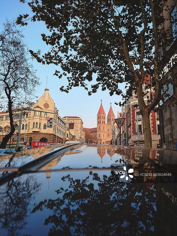 青岛夏秋美景图片素材