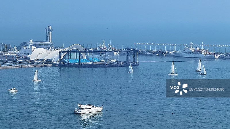 青岛夏秋美景图片素材