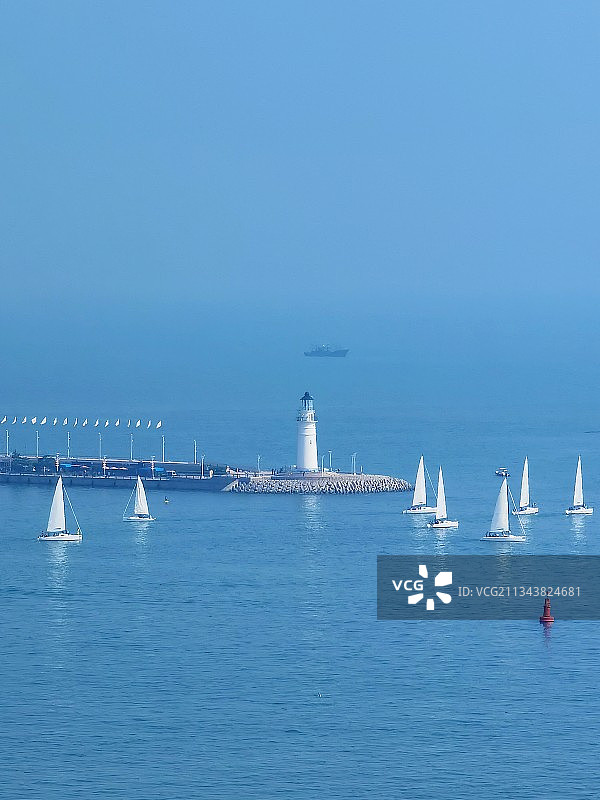 青岛夏秋美景图片素材