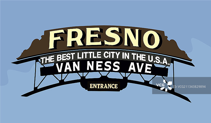 弗雷斯诺是加利福尼亚州的一个城镇图片素材