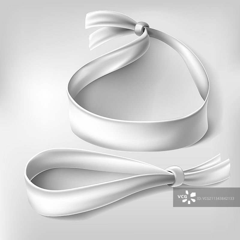 腕带或布手镯模型隔离套装图片素材