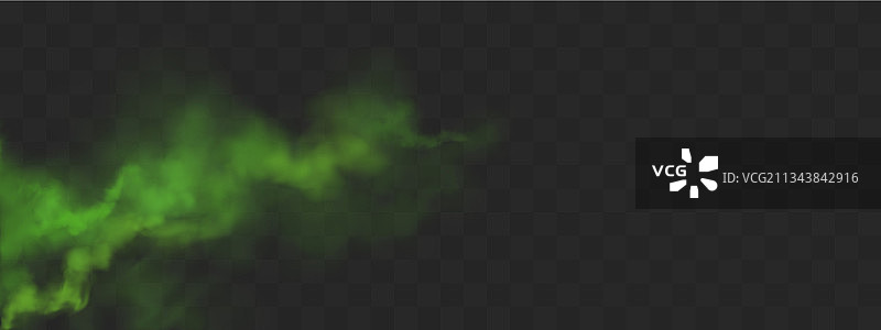 绿色烟雾难闻气味或有毒蒸气图片素材